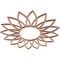Ekena Millwork Daisy Wood Fretwork Pierced Ceiling Medallion, Cherry, 16"OD x 5 5/8"ID x 3/8"T CMWP16X16X0375DACH - alternate 3
